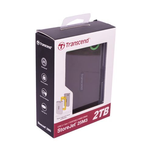 Transcend 2 TB External Hard Disk StoreJet 25M3 - Image 2