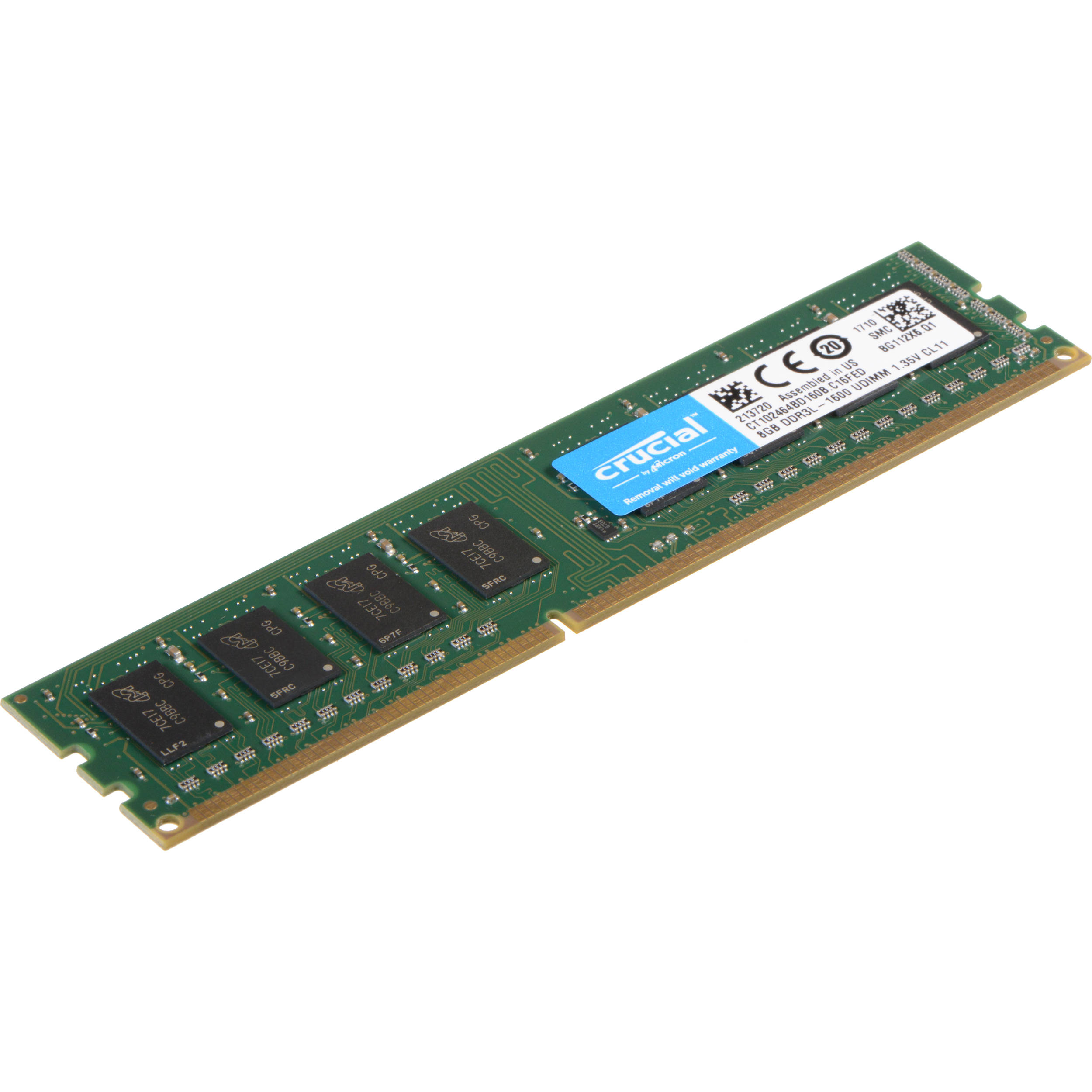 Crucial 8GB Single DDR3L 1600 MT/s (PC3L-12800) Unbuffered UDIMM Memory CT102464BD160B - Image 4