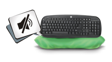 HP Wireless Keyboard and Mouse Combo VK429PA#AB2 Black Whale 2 (Second Generation) - Image 2